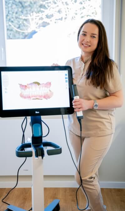 der intraorale Scanner von HarschDental Zahnarztpraxis